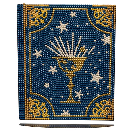 7" Spell Book Acrylic Surface Diamond Art Kit with Stand by Make Market®